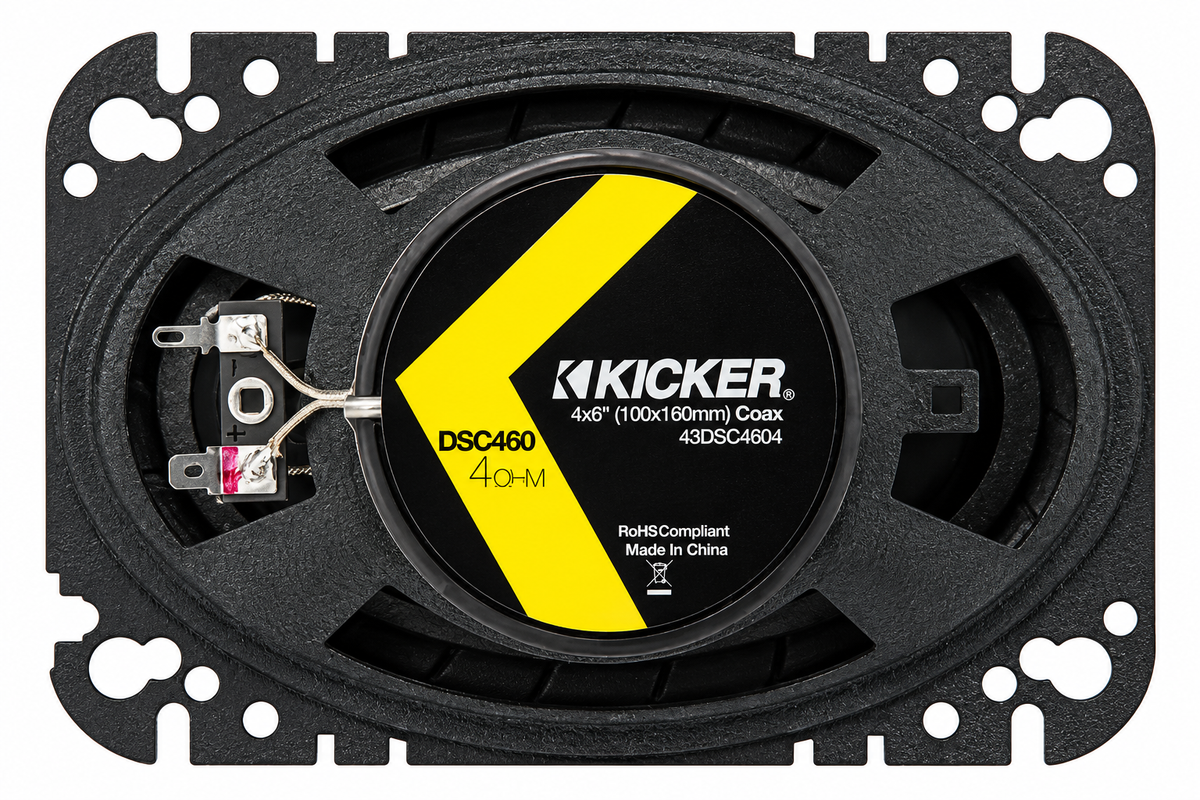 Kicker 43DSC4604 4x6 DS Coaxial Speakers
