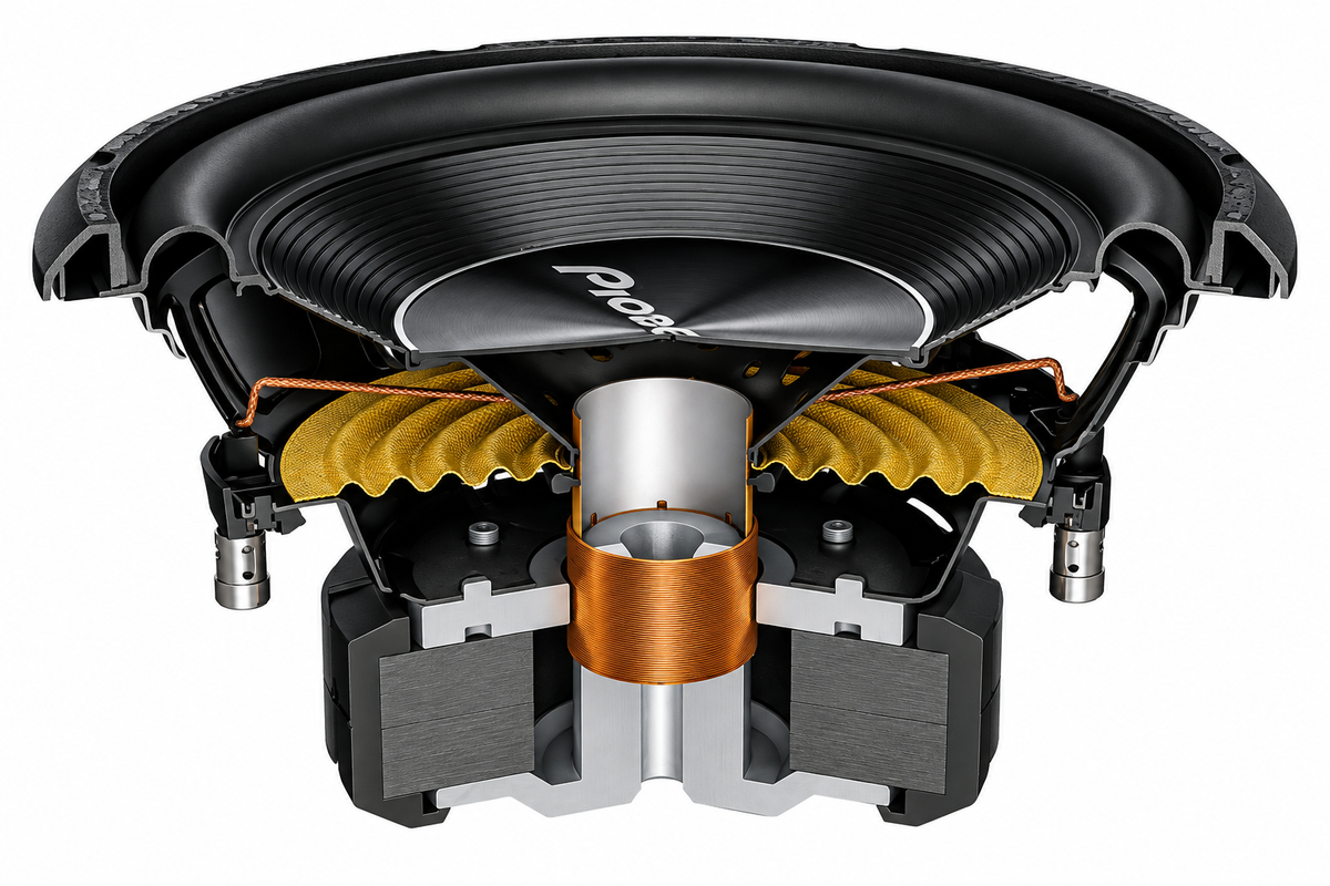 Pioneer TS-A250S4 10 Single Voice Coil 4 Ohm Component Subwoofer