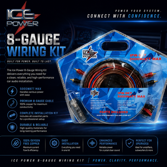 Ice Power 8-Gauge Wiring Kit