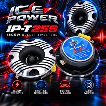 ICE Power IP-T259 1500W Bullet Tweeters