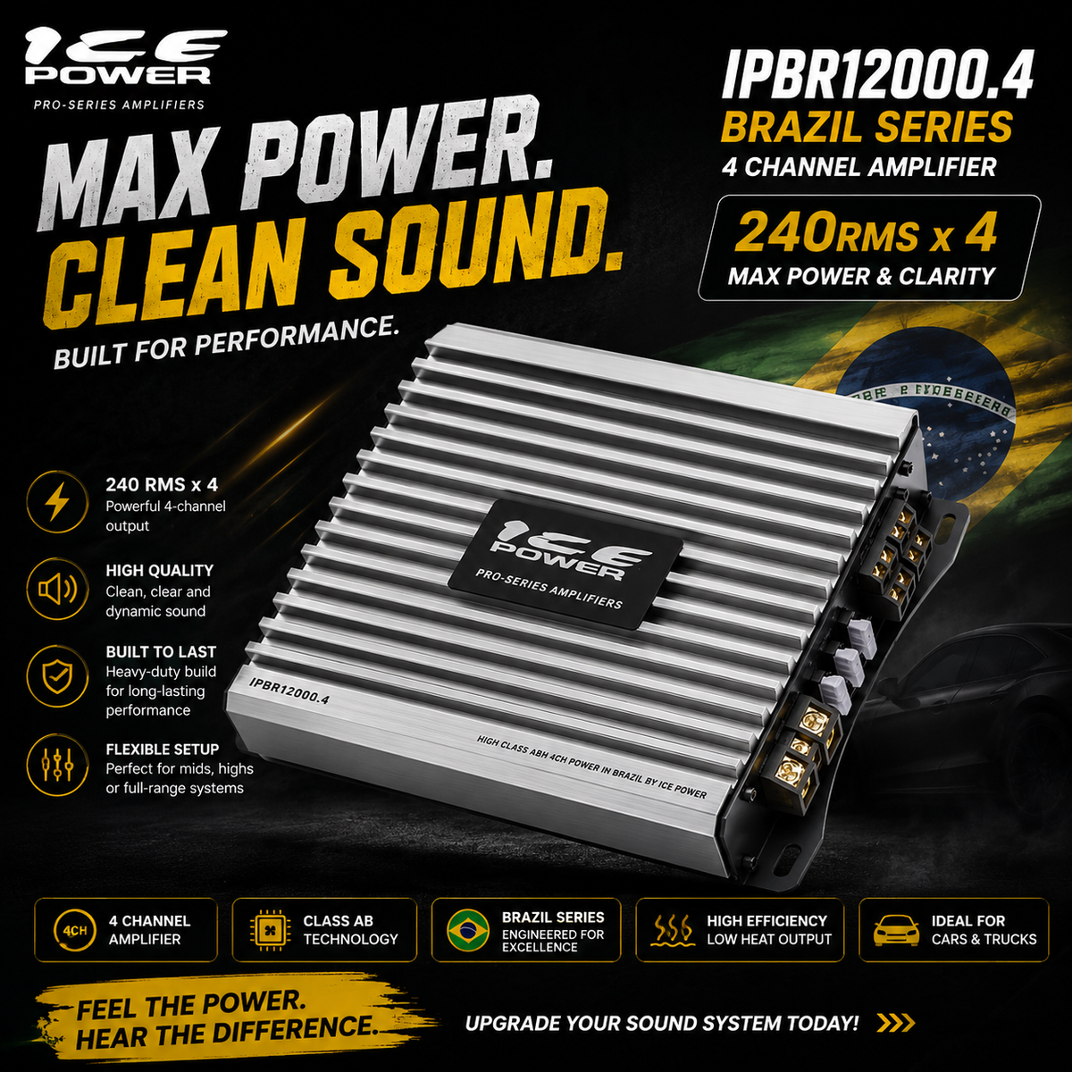 Ice Power IPBR12000.4 Brazil Series