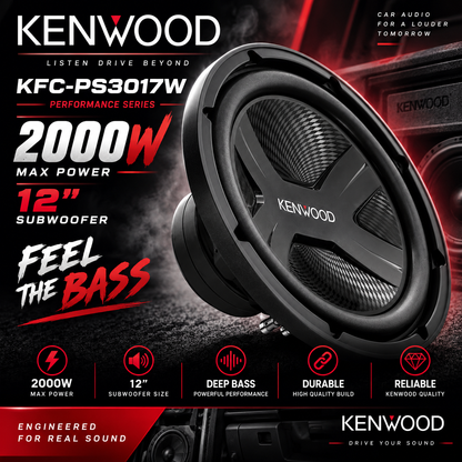 Kenwood KFC-PS3017W 2000W 12 Subwoofer