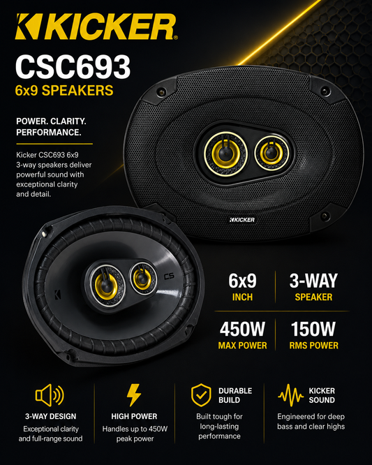 Kicker CSC693 6x9 speakers