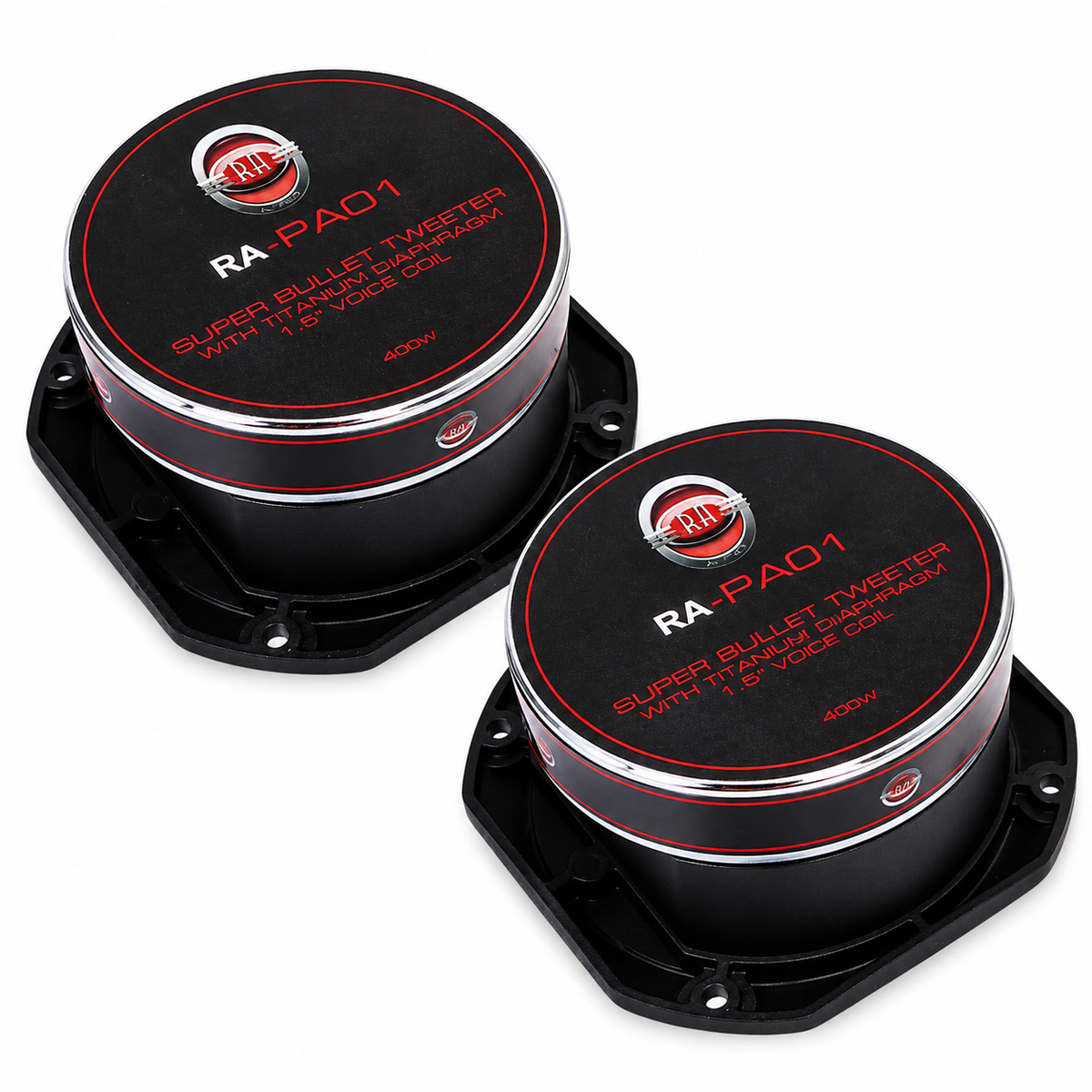 Reference Audio RA-PA01 - 4" Bullet Tweeters - Set