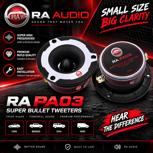 Reference Audio RA-PA3 3.8 Super Bullet Tweeters Pair