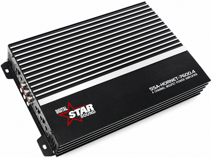 Starsound Hornet Series 7600W 4-Channel Amplifier