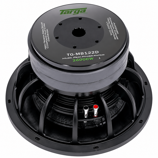 Targa TG-MB122D Mamba Series 12″ DVC D2 Subwoofer (26000W)