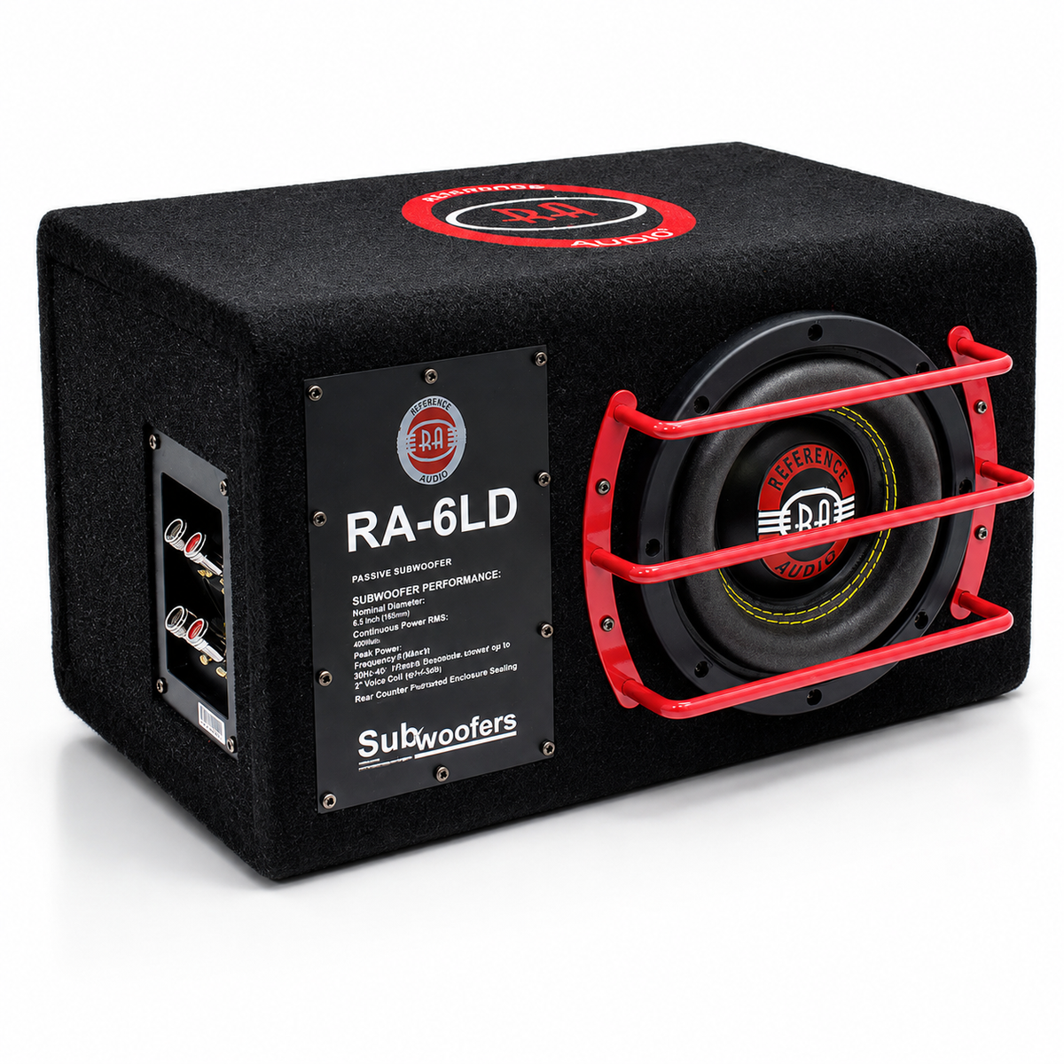 Reference Audio RA-6LD 6.5″ 800w/400rms Subwoofer with Ported Enclosure