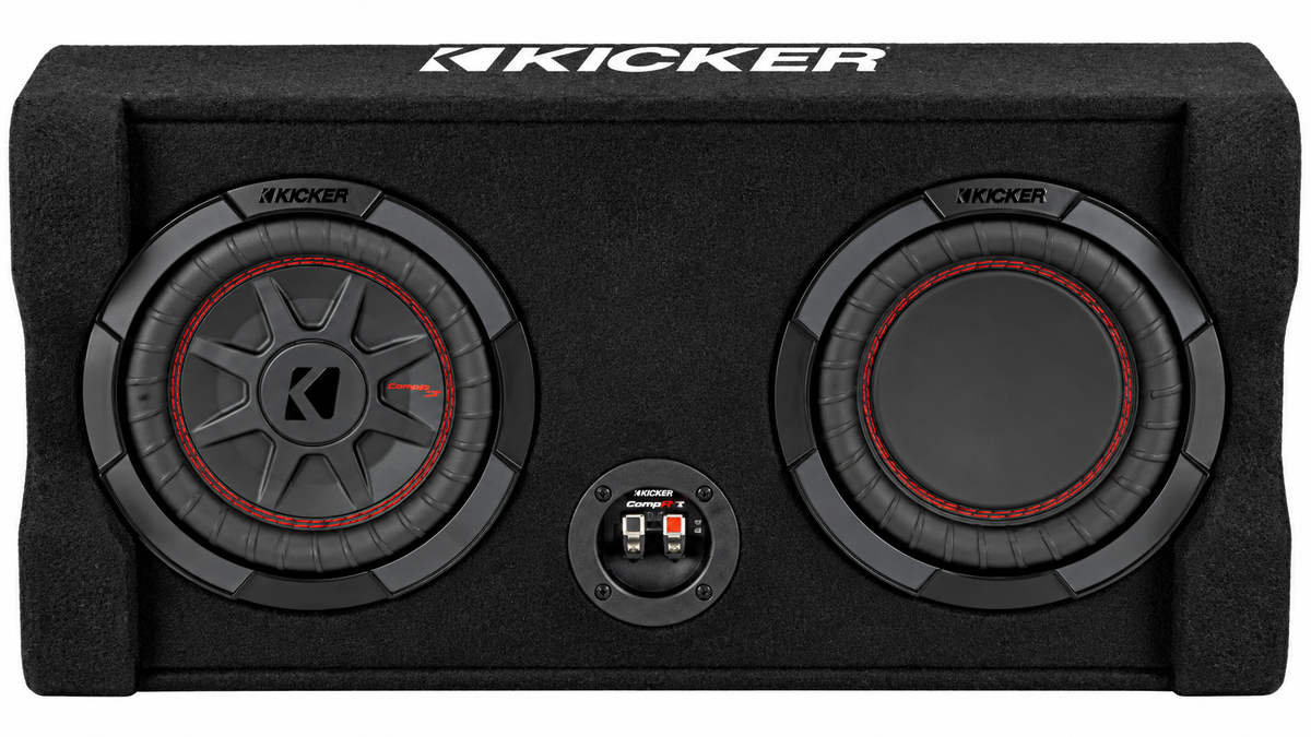 Kicker 48TRTP82 8inch DownFiring Loaded Subwoofer Enclosure