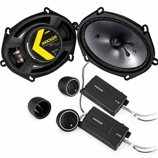Kicker 46CSS684 6x8 CS Component Speakers