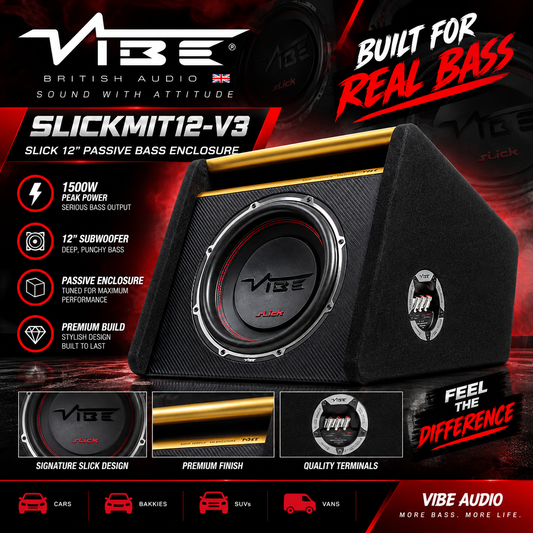 Vibe SLICKMIT12-V3 Slick 12 1500W Passive Bass Enclosure