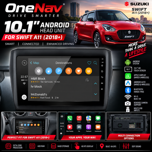 OneNav 10.1inch for Swift A11 (2018+)