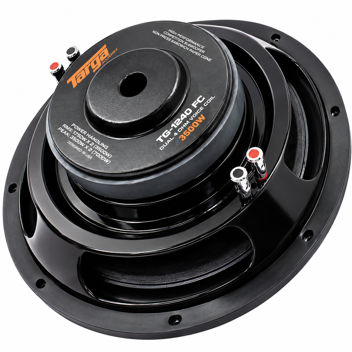 Targa TG-12DFC 12 Competition Flat Subwoofer